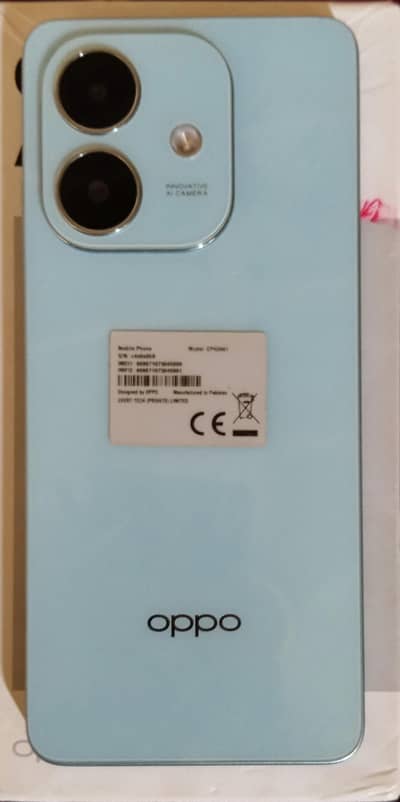 Oppo a3x 4/64 complete saman and vivo y28 8/128 without box green col