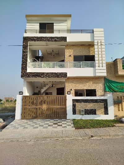 Luxury 5 Marla Double Unit 5 Bed House For Sale In DHA Phase 5 Sector F Prime Location