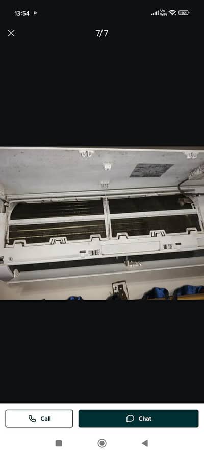dawlance inverter AC ok for new condition 1 ton hai