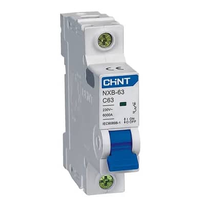 chint nxb-63 63A single pole mcb | 6kA circuit breaker  c curve