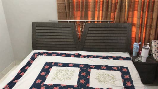Double bed with mattress