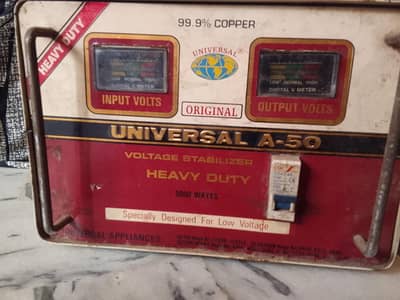 universal stablizer 5000 watt in used condition