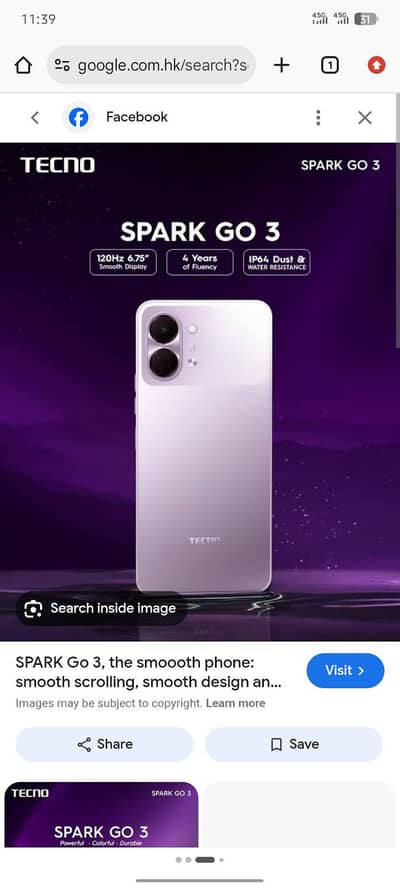 tecno spark g3.4 + 4 64GB abhi do hafte pahle box open Kiya hai new