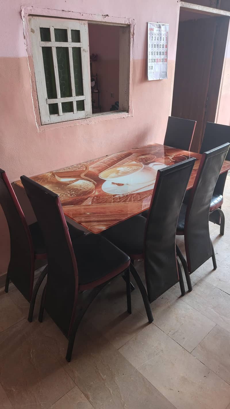 "6 Seater Dining Table Set 1