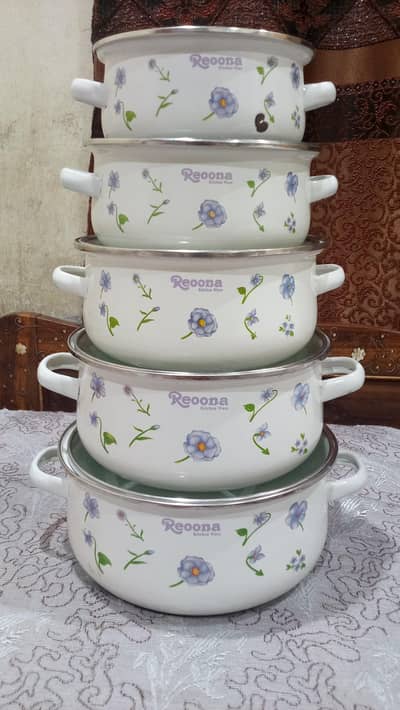 Reoona Floral Kitchenware Pot Set