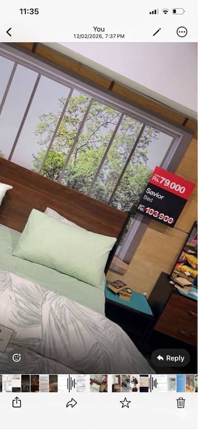 new Habitt king size bed