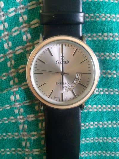 *Sveston Inspero SV-11258 Men’s Watch - Black Leather