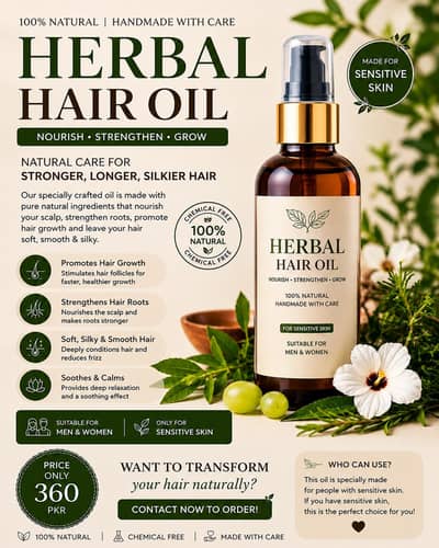 organic hair oil