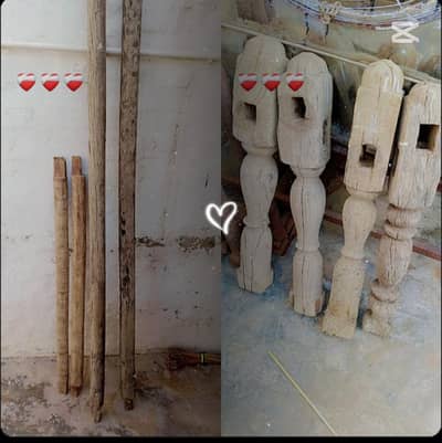 wood charpai