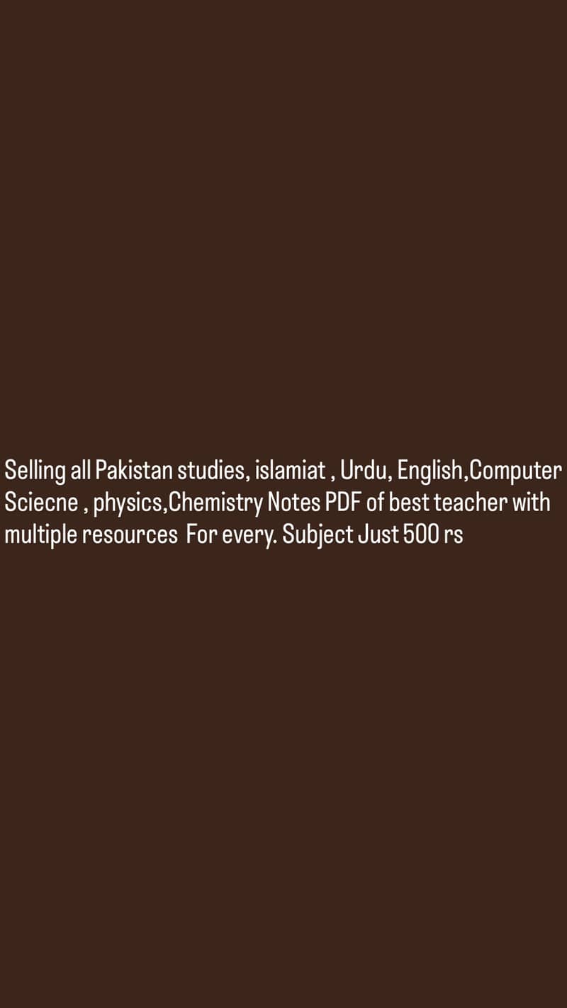 O levels notes 0
