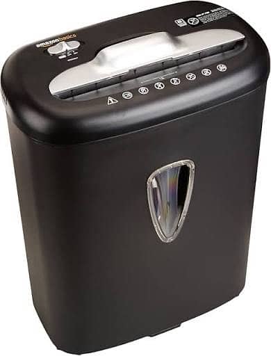 Amazon basic paper shredder 8sheet 1