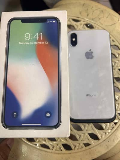 iphone x 256GB  (no open no repair) (PTA approved) all ok