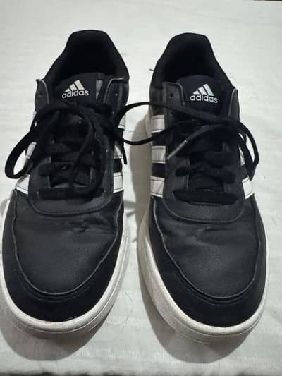 Addidas Black Shoes (Made in Indonesia)Sizes in pictures
