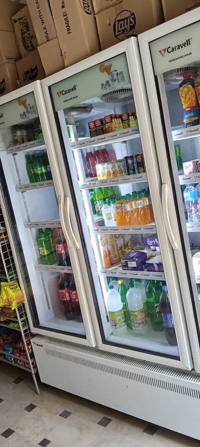 caravell fridge 3 door