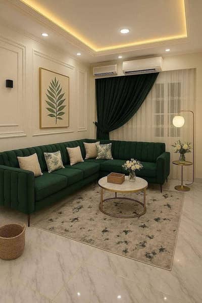 L shape sofa - Corner sofa - TV Lounge sofa - Sofa set Molty Foam made