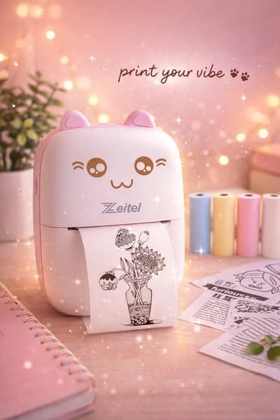 Portable Mini Printer – Wireless Bluetooth Pocket For Mobile