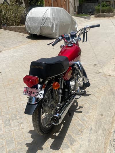 Honda CG 125 1987 model Karachi number zero zero for sale