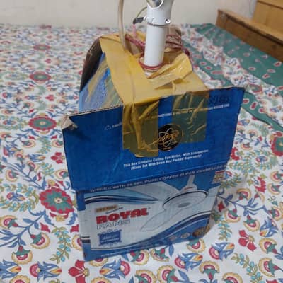 only one month used fans royal comapany
