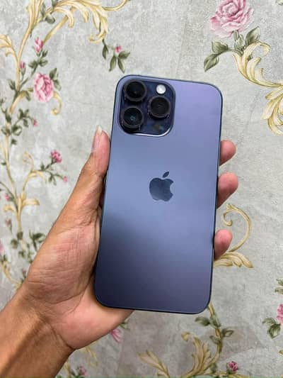 iphone 14 pro max - 256GB deep purple  orimginal water packed icloud