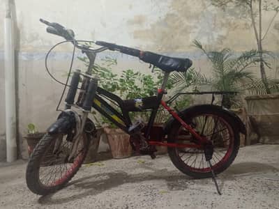 Sports Style Bicycle with Front Shocks & Carrier for Sale