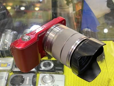 Mirrorleess camera sony kit lens 18/55 one year Shop warranty 40000/=