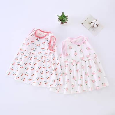 baby  dresses cotton summer 0-2 years