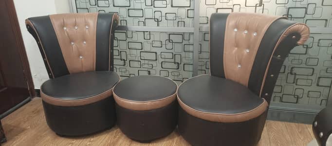 leather poshash sofa set