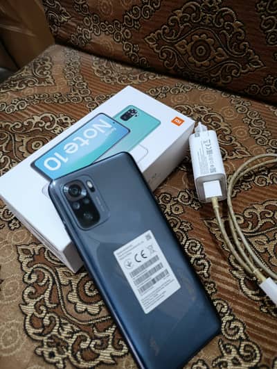 Xiaomi Redmi Note 10 | 4-128GB PTA Approved | Original Charger & Box