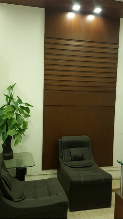 Fully Furnished Brand New Office Area 450 Square Feet Available For Rent In Main Boulevard Road Lahore