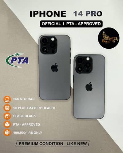 iphone 14 pro 256gb pta approved physical plus esim