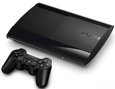 PS3 Slim Black Colour - 2 Controllers Included (Excellent Condition)