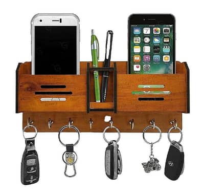 multipurpose desighn wood key holder