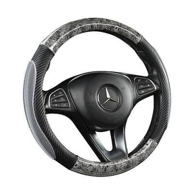 wood grain steering wheel cover breathable nin-skio durable