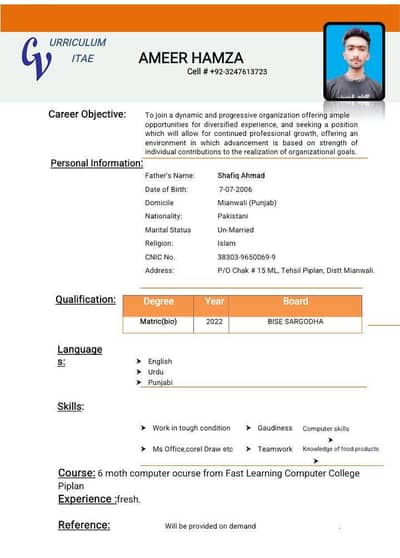 Job wanted