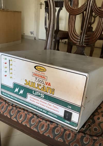 Electro Sultani UPS Available for sale 2000 watt