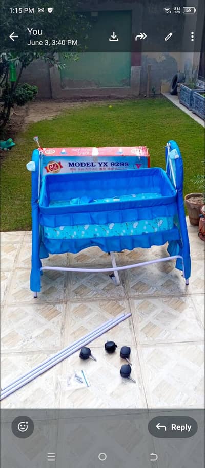 baby cot in good condition