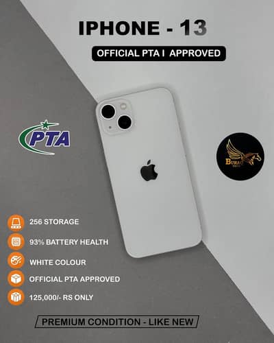 iphone 13 256gb pta approved