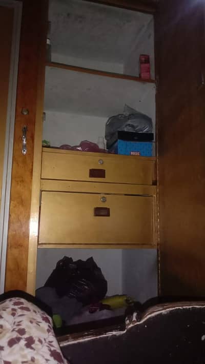 double door wood almari for sale