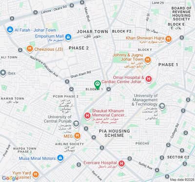 5 Marla Residential Plot For Sale In Johar Town Phase 2 - Block R1