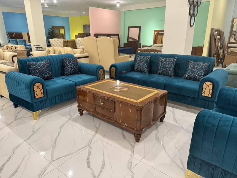 Sofa Sets/7 , 6 & 5 Seater sofa/Wooden Sofa/Dewan Sofa/Brand New Sofas 11