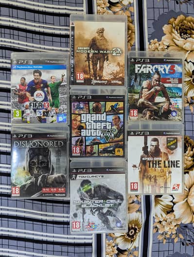 Original PS3 Games Norway Imported, GTA V, Far Cry 3, COD MW2, FIFA 13