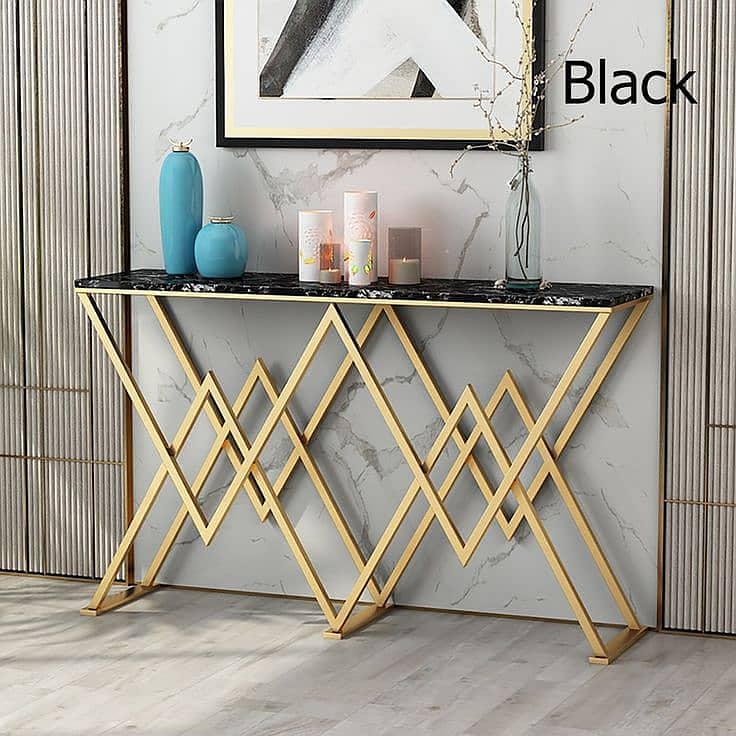 Console - Console Table - Console table with mirror - Side console set 6