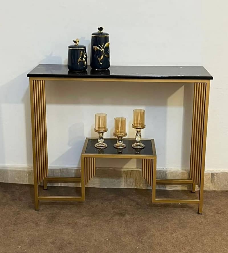 Console - Console Table - Console table with mirror - Side console set 0
