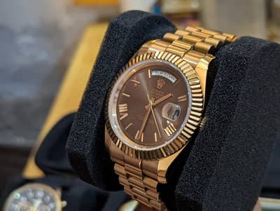 Rolex Automatic day date A plus grade golden watch