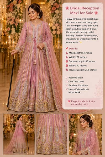 Bridal maxci for reception 