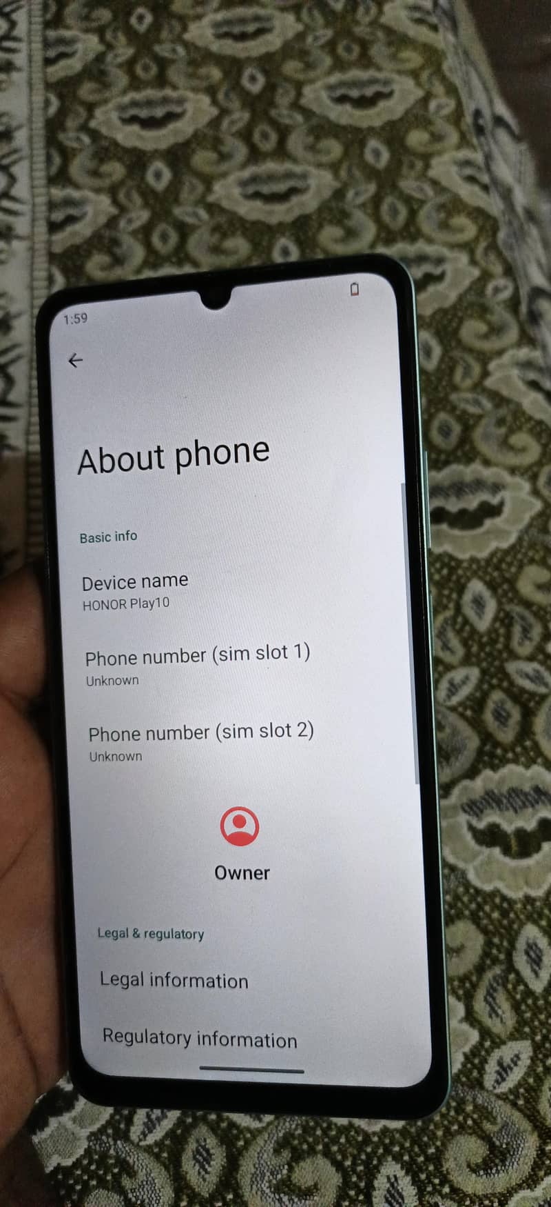 Honor 10 play android 3