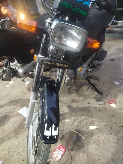 Classic 70 bike black applied for registration call 03212487980