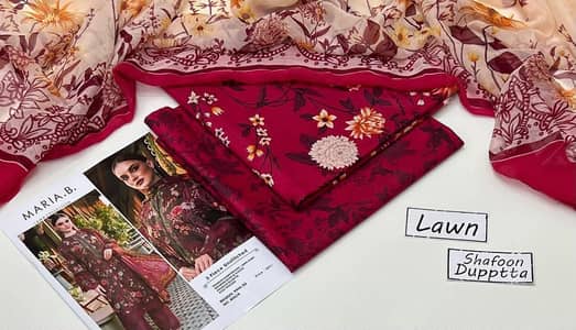 Digital printed lawn/ chiffon dupatta clothes for women