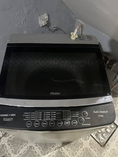 Haier automatic washing machine 8kg capacity for sale