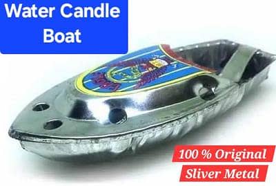 Silver Metal Beach Boat Toy Set | Durable Kids Summer Toy 